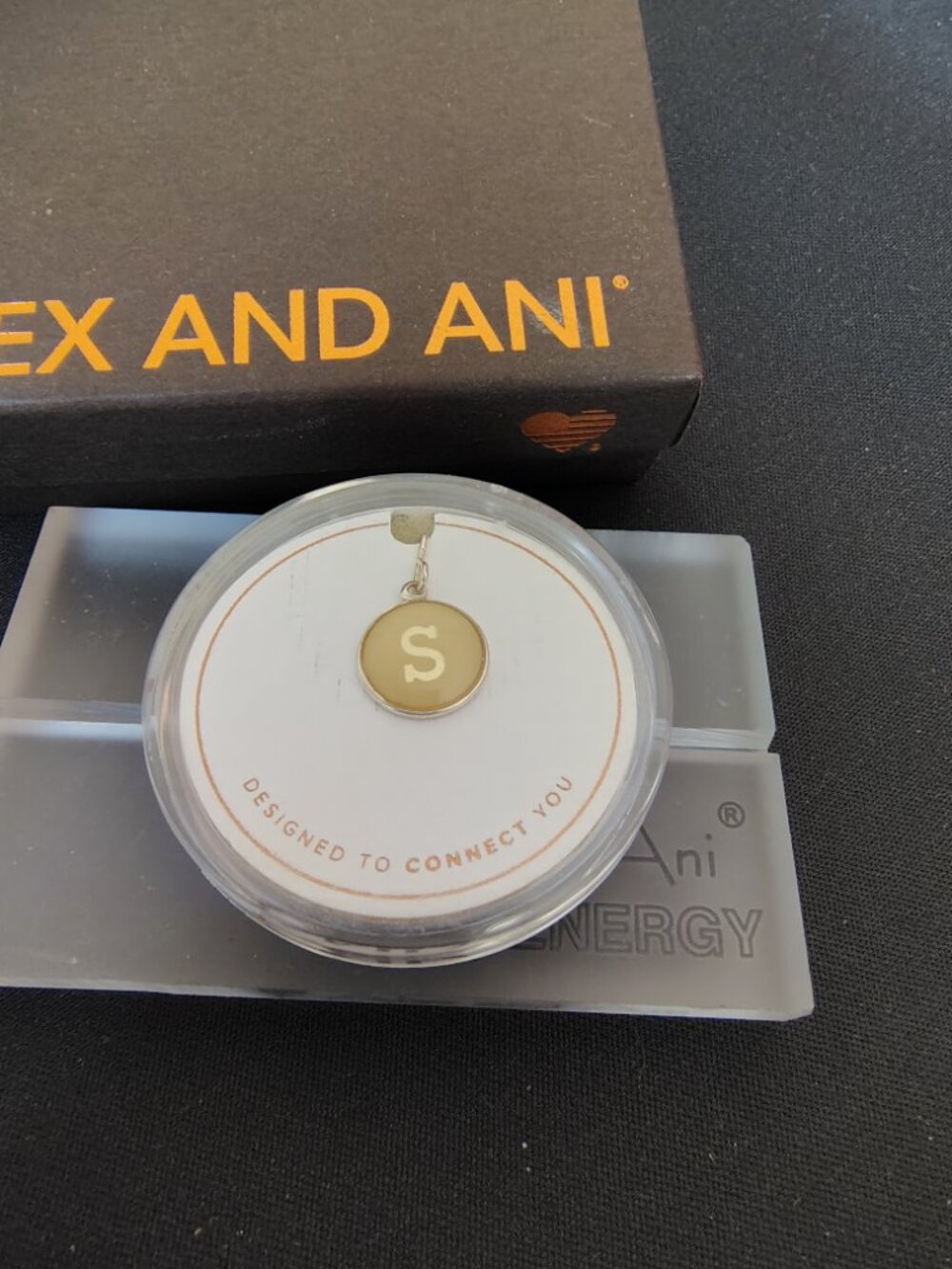 Alex and Ani 14kt Sterling Silver Initial S Charm 889